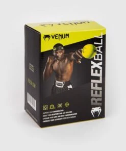 Venum Reflex Ball -Venu Boxing Shop 313dd834407606bcfc38f2dfaf287ccd7f3400a6 reflexball black neoyellow sd 05