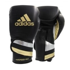 Adidas AdiSpeed Boxing Gloves - Velcro 19 Adidas AdiSpeed Boxing Gloves - Velcro -Venu Boxing Shop adiblackgoldsilver 2