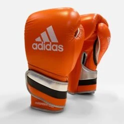 Adidas AdiSpeed Limited Edition Boxing Gloves - Velcro -Venu Boxing Shop adidas adispeed velcro orange