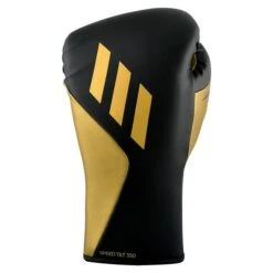 Adidas TILT 350 Pro Boxing Gloves - Lace -Venu Boxing Shop adispd350tg black gold 01