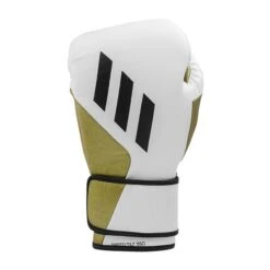 Adidas TILT 350 Pro Boxing Gloves - Hook & Loop 10 Adidas TILT 350 Pro Boxing Gloves - Hook & Loop -Venu Boxing Shop adispd350tg velcro white gold black 01