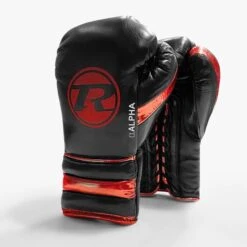 Ringside Alpha Elite Sparring Gloves - Lace 7 Ringside Alpha Elite Sparring Gloves - Lace -Venu Boxing Shop alpha sparring glove black red