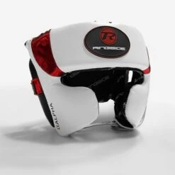 Ringside Alpha Elite Headguard -Venu Boxing Shop alpha sparring headguard white red
