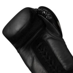TITLE BLACK Lace Sparring Gloves 2.0 -Venu Boxing Shop bksg2 3 1 1