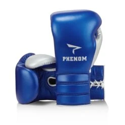 Phenom Boxing SG-202 Sparring Gloves - Lace -Venu Boxing Shop blue 1 78