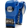 Cleto Reyes Traditional Lace Sparring Boxing Glove -Venu Boxing Shop cleto lace blue