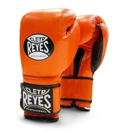 Cleto Reyes Velcro Sparring Boxing Gloves -Venu Boxing Shop cleto velcro orange