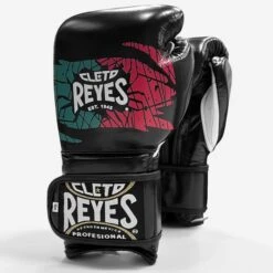Cleto Reyes Velcro Sparring Boxing Gloves -Venu Boxing Shop cr114 blkmex
