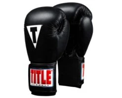 TITLE Classic Leather Training Gloves 2.0 - Velcro 13 TITLE Classic Leather Training Gloves 2.0 - Velcro -Venu Boxing Shop ctsgv2 bk 1 1 2