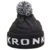 Kronk Detroit Knitted Bobble Hat -Venu Boxing Shop detroit beanie charcoal 1