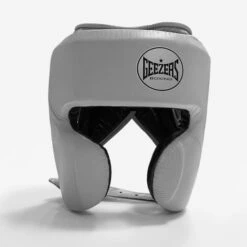 Geezers Elite Pro Headguard 2.0 -Venu Boxing Shop elite pro headguard 2.0 front light grey