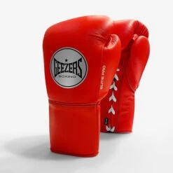 Geezers Elite Pro Training/Sparring Gloves 2.0 - Lace -Venu Boxing Shop elite pro lace spark red