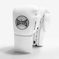 Geezers Elite Pro Training/Sparring Gloves 2.0 - Lace -Venu Boxing Shop elite pro lace white