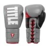 TITLE Boxing Leather Enforcer Pro Sparring Gloves -Venu Boxing Shop enforcer silver 1