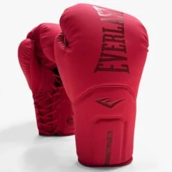Everlast Elite 2 Training Boxing Gloves - Lace -Venu Boxing Shop ev107 red