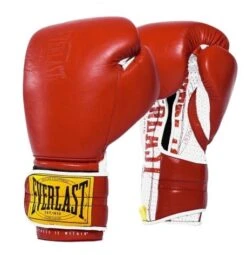 Everlast 1910 Classic Sparring Boxing Gloves - Velcro -Venu Boxing Shop everlast 1910 classic sparring boxing gloves velcro red