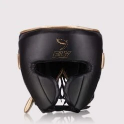 Fly Knight X Headguard -Venu Boxing Shop fly802 black gold a