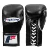Fighting Fearless Certified Pro Fight Gloves II (Not UK) -Venu Boxing Shop fs114 black a 1