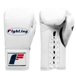 Fighting Fearless Certified Pro Fight Gloves II (Not UK) -Venu Boxing Shop fs114 white a