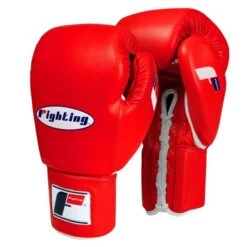 Fighting Sports Fury Professional Training Gloves - Lace -Venu Boxing Shop fsftgl rd 1 1