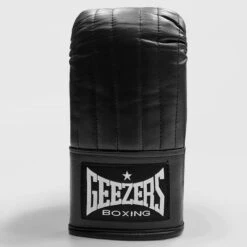Geezers Pro Classic Leather Bag Mitt - Black -Venu Boxing Shop g103b