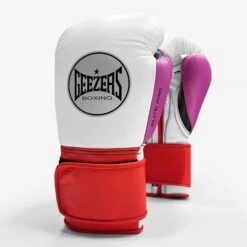 Geezers Elite Pro Training/Sparring Gloves 2.0 - Velcro -Venu Boxing Shop g155 olympic 3