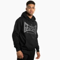 Geezers Heavy Weight Hoodie Large Logo 8 Geezers Heavy Weight Hoodie Large Logo -Venu Boxing Shop g2717 black 1