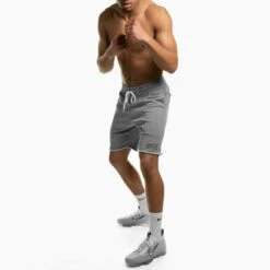 Geezers Small Logo Raw Seam Cotton Shorts -Venu Boxing Shop g2728 3