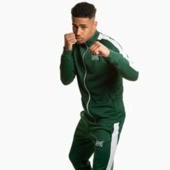 Geezers Poly Tracksuit Top -Venu Boxing Shop g2901 green 1