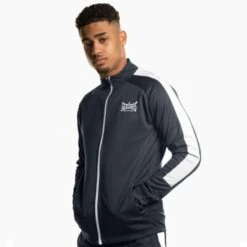 Geezers Poly Tracksuit Top -Venu Boxing Shop g2901 navy white 1