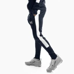 Geezers Poly Tracksuit Pants -Venu Boxing Shop g2902 navy white 1