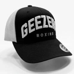 Geezers 3D Logo Trucker Cap 9 Geezers 3D Logo Trucker Cap -Venu Boxing Shop g2910blkwhite