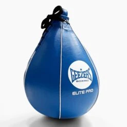 Geezers Elite Pro Leather Speedball -Venu Boxing Shop g3043 blue