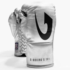 G-Boxing X 1V1 Professional Fight Gloves -Venu Boxing Shop gb120 silver 1 2