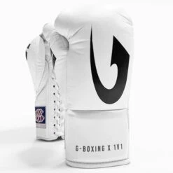 G-Boxing X 1V1 Professional Fight Gloves -Venu Boxing Shop gb120 whitea 2