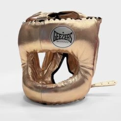 Geezers Elite Pro Bar Faced Headguard -Venu Boxing Shop geezers elite pro barfaced headguard gold