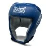 Geezers Leather TRG Boxing Headguard -Venu Boxing Shop geezers trg leather headguard blue