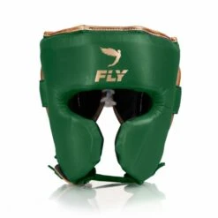 Fly Knight X Headguard -Venu Boxing Shop green gold headguard final
