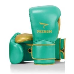 Phenom Boxing SG-202S Sparring Gloves - Velcro -Venu Boxing Shop green v 1