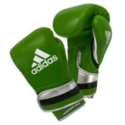Adidas AdiSpeed Limited Edition Boxing Gloves - Velcro -Venu Boxing Shop green velcro 1