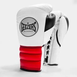 Geezers Halo Training/Sparring Boxing Gloves - Lace -Venu Boxing Shop halo live images lace white red