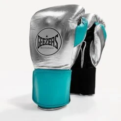 Geezers Halo Training/Sparring Boxing Gloves - Velcro -Venu Boxing Shop halo live images velcro silver mint