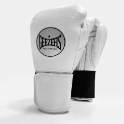 Geezers Halo Training/Sparring Boxing Gloves - Velcro -Venu Boxing Shop halo live images velcro white