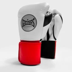 Geezers Halo Training/Sparring Boxing Gloves - Velcro -Venu Boxing Shop halo live images velcro white red black