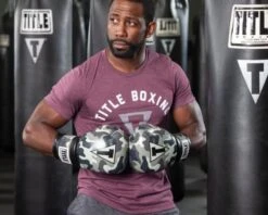 TITLE Boxing Infused Foam Camo Bag Gloves -Venu Boxing Shop ifcbg arcticcamo