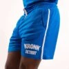 Kronk Single Stripe Detroit Applique Lined Shorts -Venu Boxing Shop k2778 royal 1