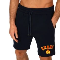 Kronk Gloves Applique Jog Shorts -Venu Boxing Shop kronk applique gloves jog shorts navy 1