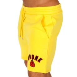 Kronk Gloves Applique Jog Shorts -Venu Boxing Shop kronk applique gloves jog shorts yellow 1