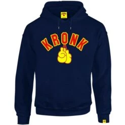 Kronk Gloves Applique Hoodie 13 Kronk Gloves Applique Hoodie -Venu Boxing Shop kronk gloves hoodie navy 1