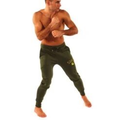 Kronk Gloves Applique Joggers -Venu Boxing Shop kronk gloves joggers khaki 1